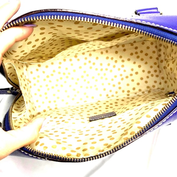 SOLD Kate Spade Royal Blue Top Handle/Crossbody - Picture 10 of 10